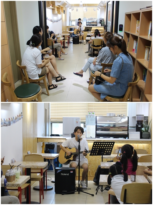 청춘카페 6월 주민참여활동 '미니콘서트'