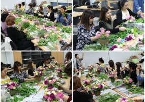 2016 문화복지사업 『유러피안 로맨틱 꽃꽂이 DIY』 4월 플라워 특강 진행