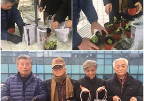 7인7색무지개밥상 무지개 텃밭활동