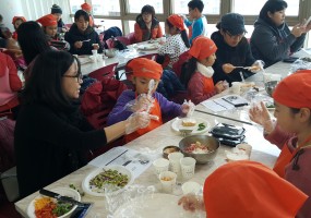 2016 겨울방학특강 3회기 엄마와 함께하는 쿠킹클래스 진행
