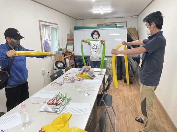 [쪽방 중장년 1인가구 지원사업] 밴드체조 프로그램 시작