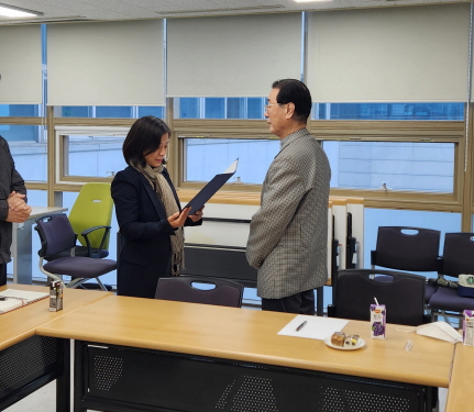 [늘품학습센터] 당구교실 고문위촉식 및 간담회 실시