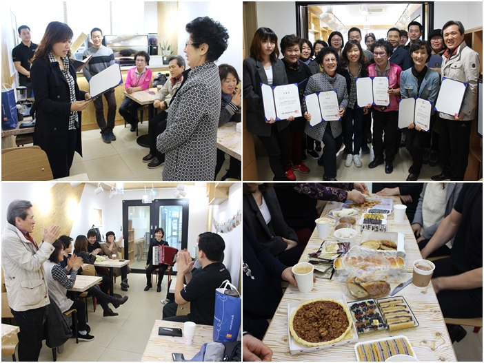 청춘바리스타봉사단 바리스타 교육 8회기